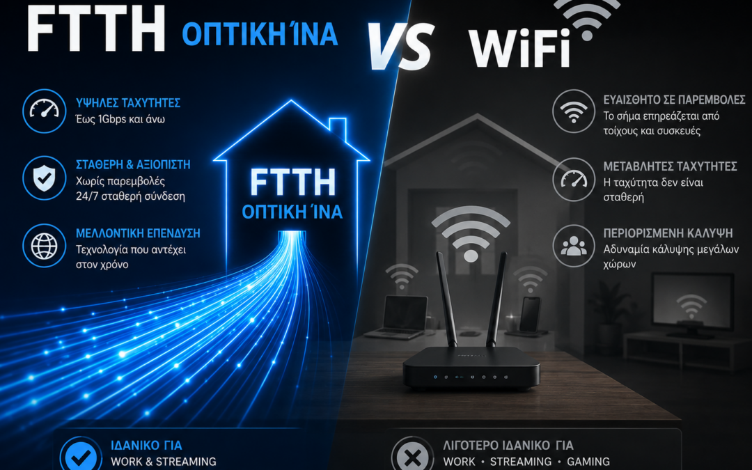 FTTH Οπτική Ίνα και WiFi 1-0 – Αδυναμία σύνδεσης στο διαδίκτυο με νέο Router 5G; Υπάρχει Λύση!