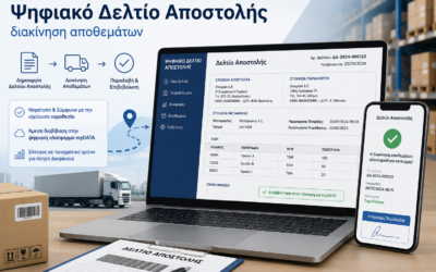 Ψηφιακό Δελτίο Αποστολής: το επόμενο βήμα στη διακίνηση αποθεμάτων