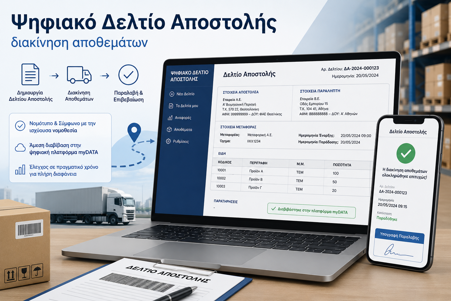 ai-009 Ψηφιακό Δελτίο Αποστολής