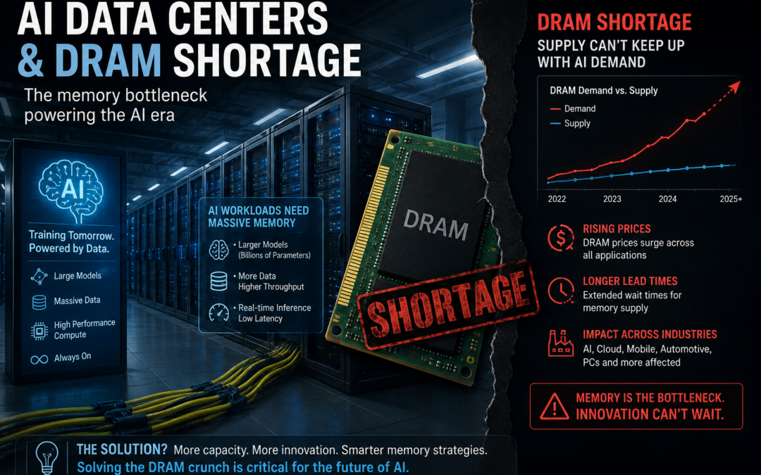 AI data centers και DRAM shortage: γιατί η Τεχνητή Νοημοσύνη πιέζει την αγορά hardware